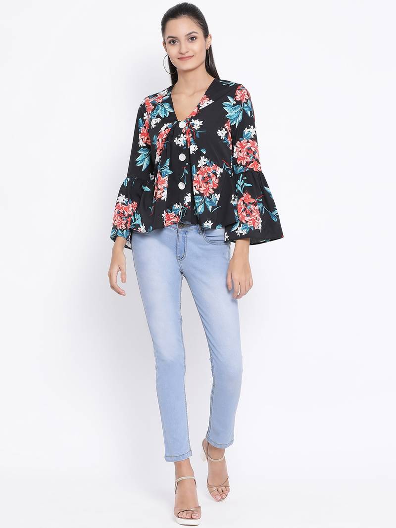 Floral Performer Women Top