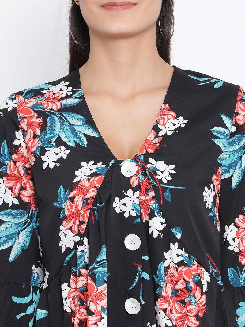Floral Performer Women Top