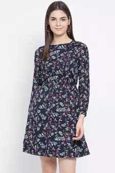 Floral Orra Techno Women Dress