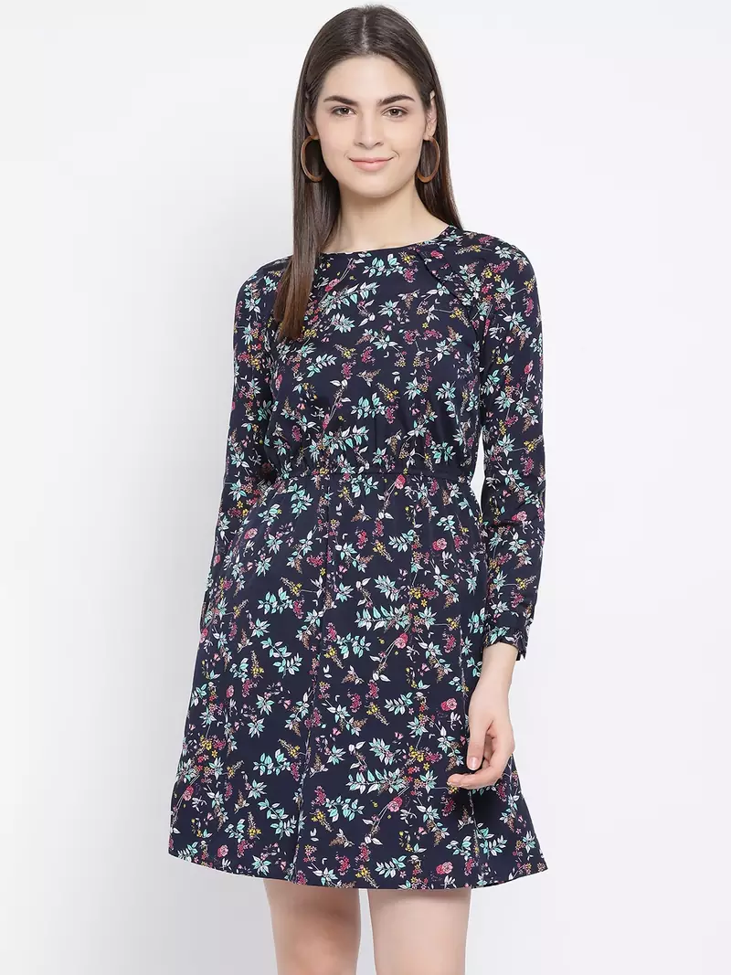 Floral Orra Techno Women Dress
