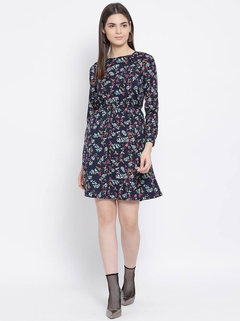 Floral Orra Techno Women Dress
