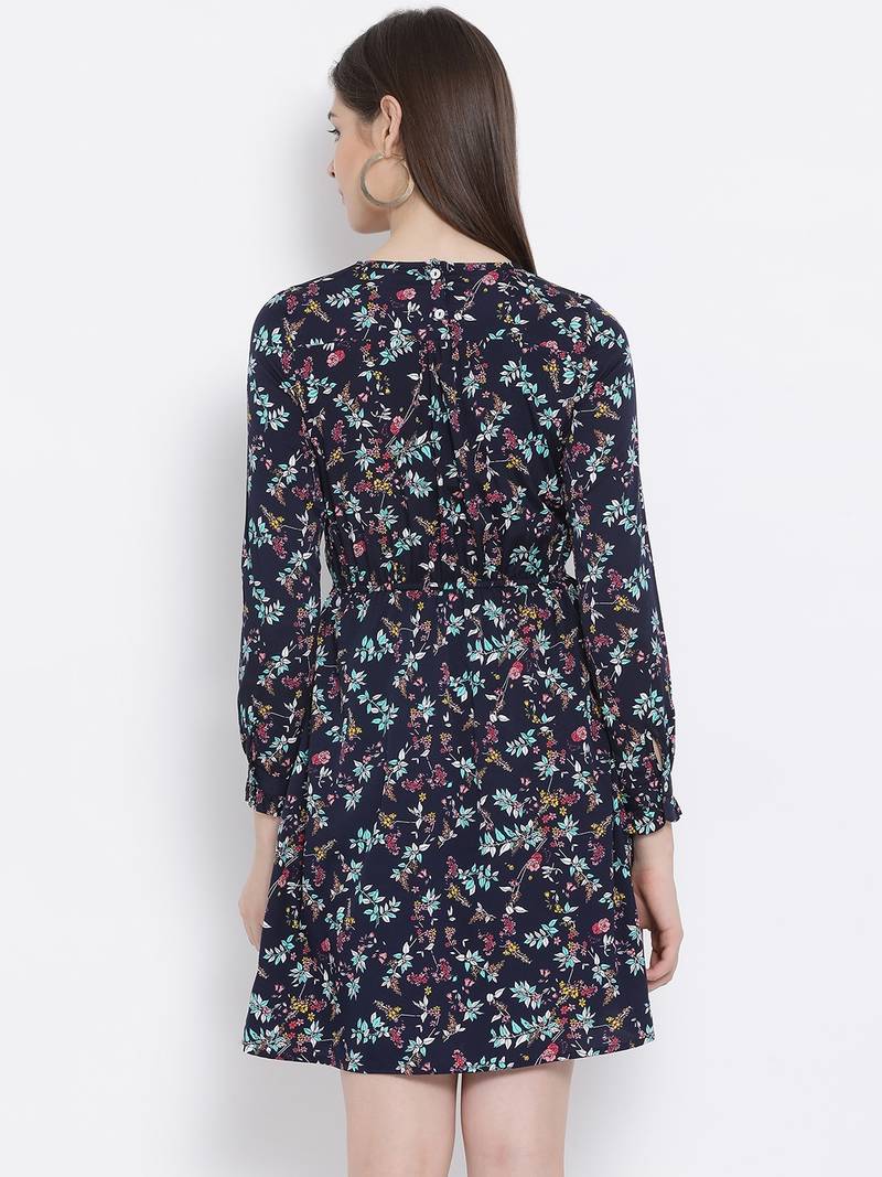 Floral Orra Techno Women Dress