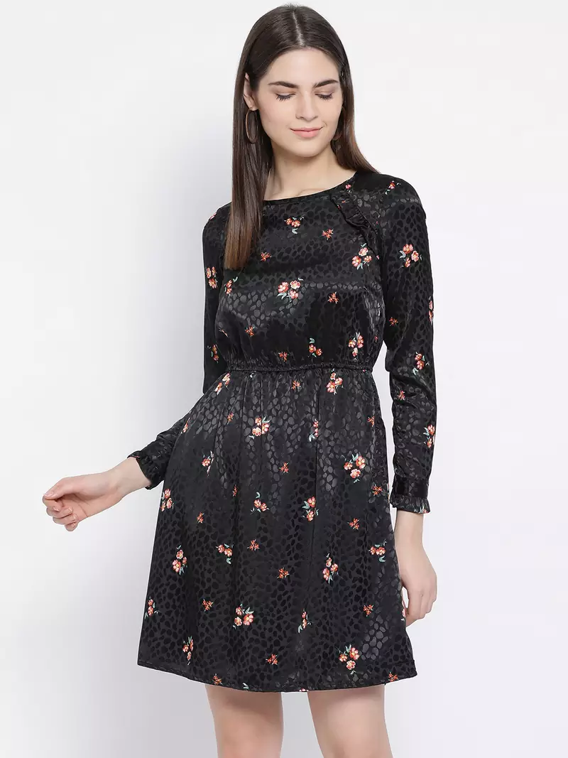 Floral Delta Nuru Women Dress