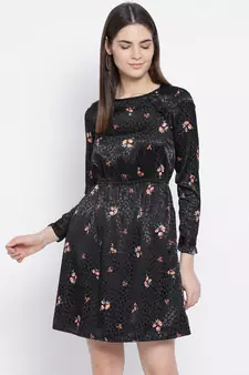 Floral Delta Nuru Women Dress