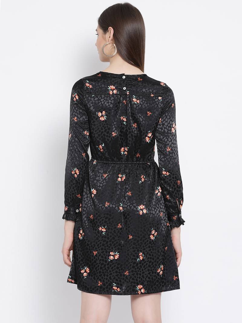 Floral Delta Nuru Women Dress