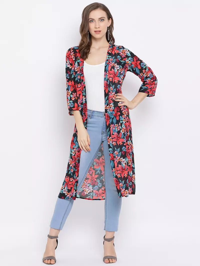 Floral Corry Women Shrug