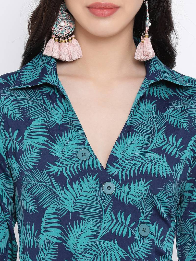 Feathered Ambroshia Midi Women Dress