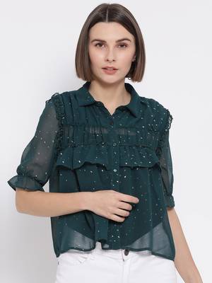 Forest Surley Clause Women Shirt 1