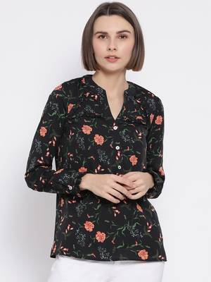 Garden Rose Din Women Top 1