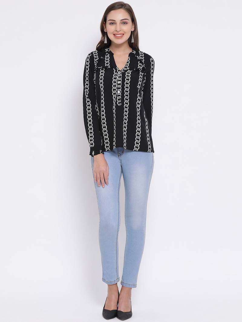 Chain Letty Glam Women Top