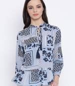 Floral Graphic Aura Women Top