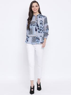 Floral Graphic Aura Women Top 2