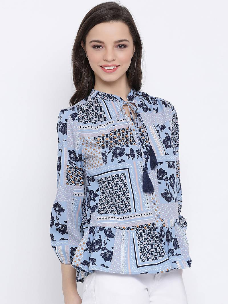 Floral Graphic Aura Women Top