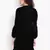 Black Sapphire Ripple Women Velvet Dress