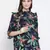 Floral Wave Ruffle Maternity Top