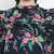 Floral Wave Ruffle Maternity Top
