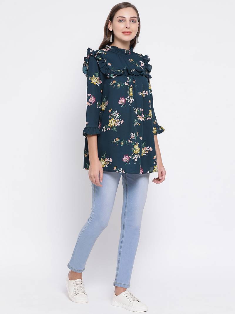 Floral Octave Maternity Women Top
