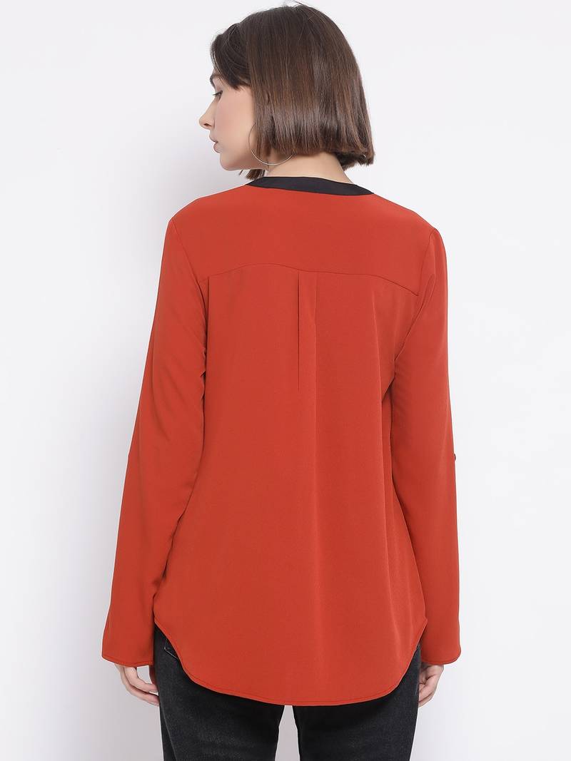 Rust Genero Women Top