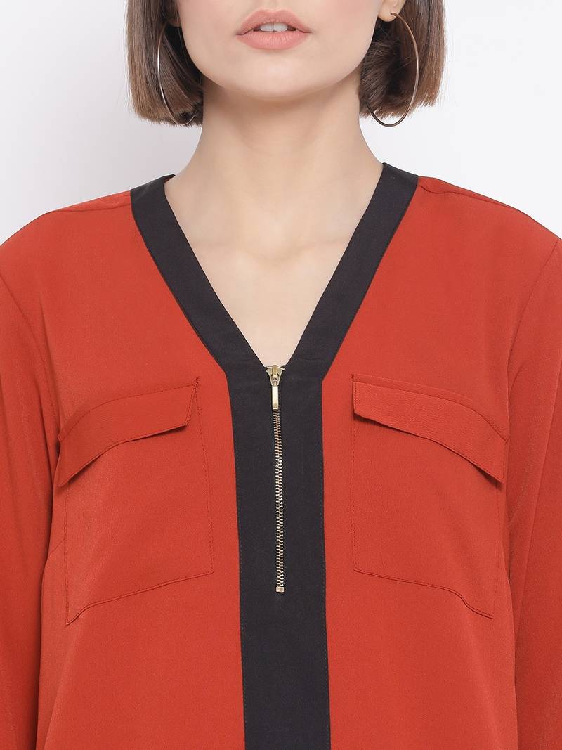 Rust Genero Women Top