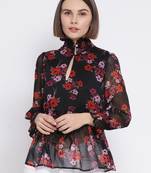 Floral Victorian Chic Women Top