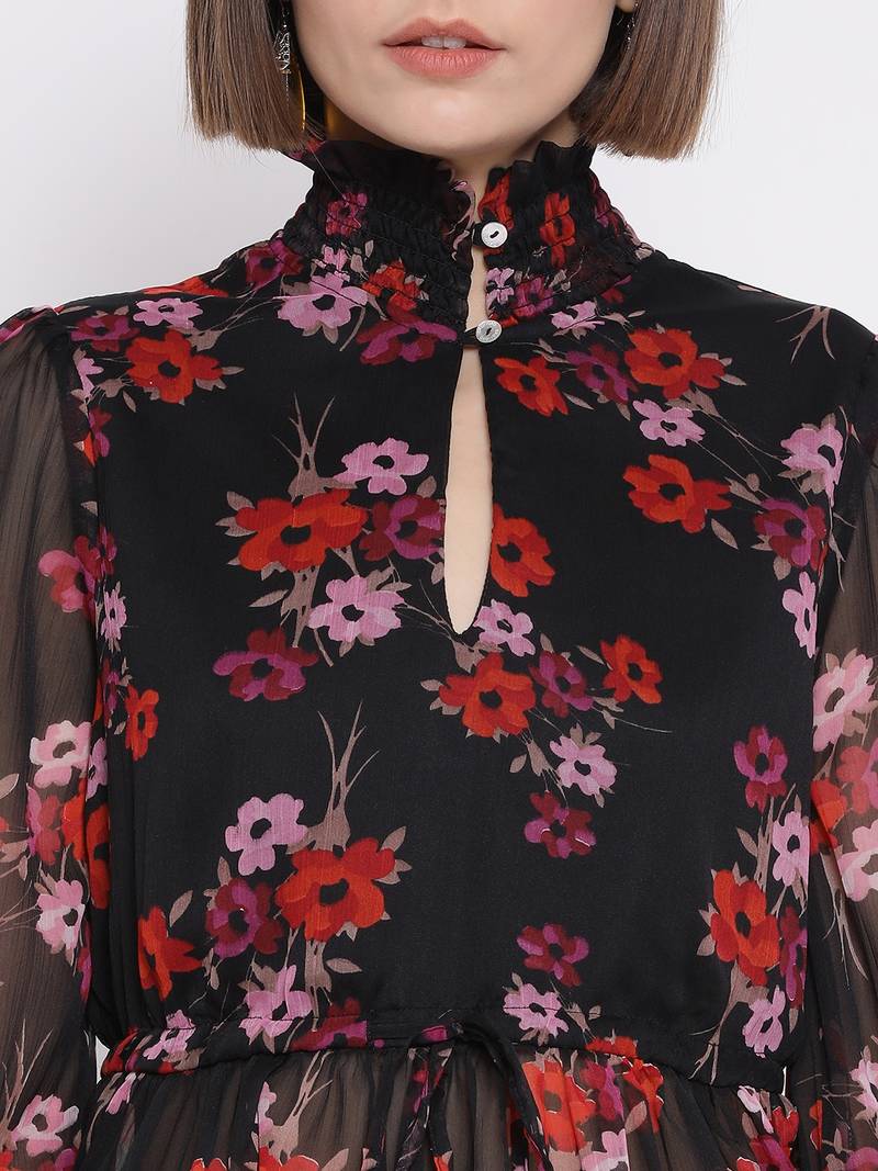 Floral Victorian Chic Women Top