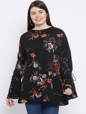 Floral Jewel Quo Plus Size Women Top 1