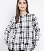 Checked Confetti Chic Women Shirt