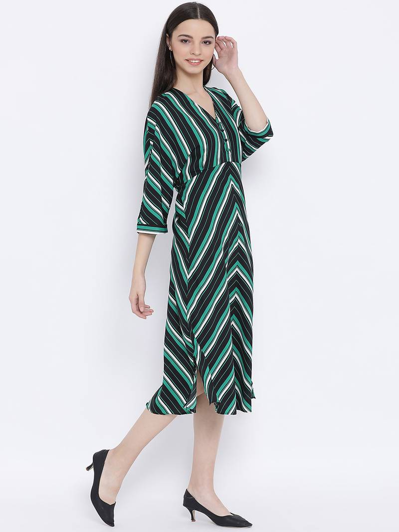 Chevron Official Diva Midi Women Dress