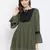 Olive Collateral Stylized Maternity Tunic