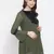 Olive Collateral Stylized Maternity Tunic