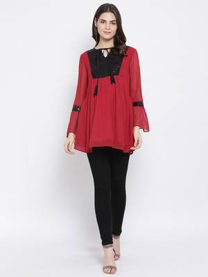 Fiery Tradition Stylized Maternity Tunic 2
