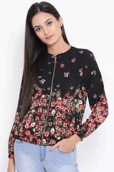Floral Perfection Women Bomber Jacket