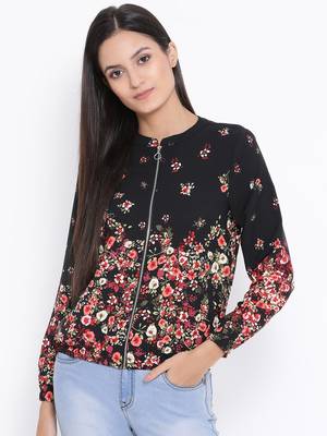 Floral Perfection Women Bomber Jacket 1