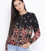 Floral Perfection Women Bomber Jacket