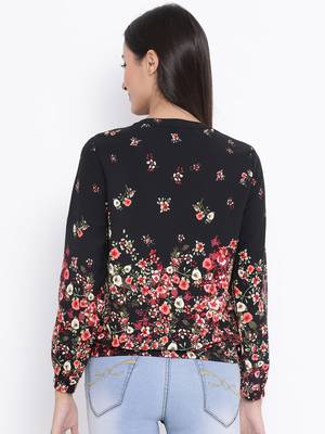 Floral Perfection Women Bomber Jacket 4