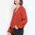 Rust Manic Diva Bloom Tie-Knot Women Top