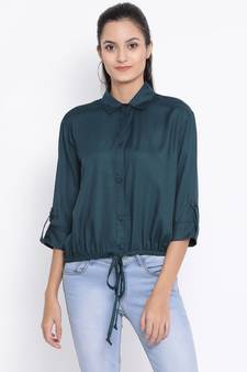 Teal Morocco Fiesta Women Shirt