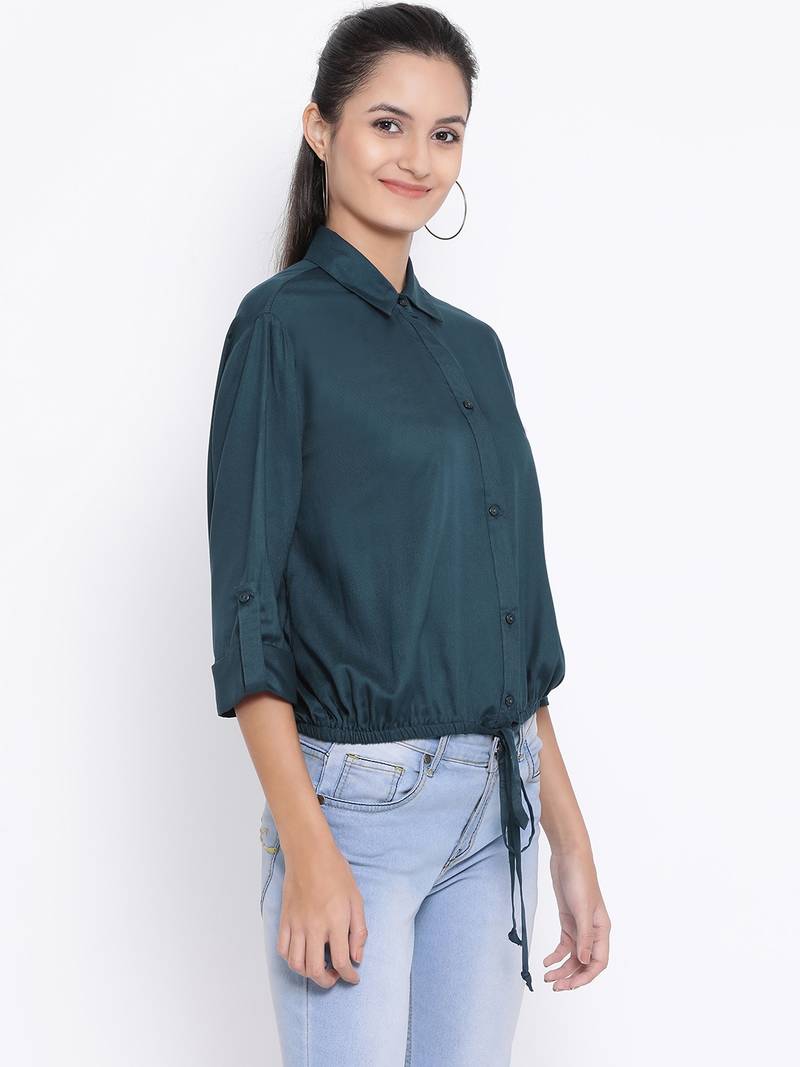 Teal Morocco Fiesta Women Shirt