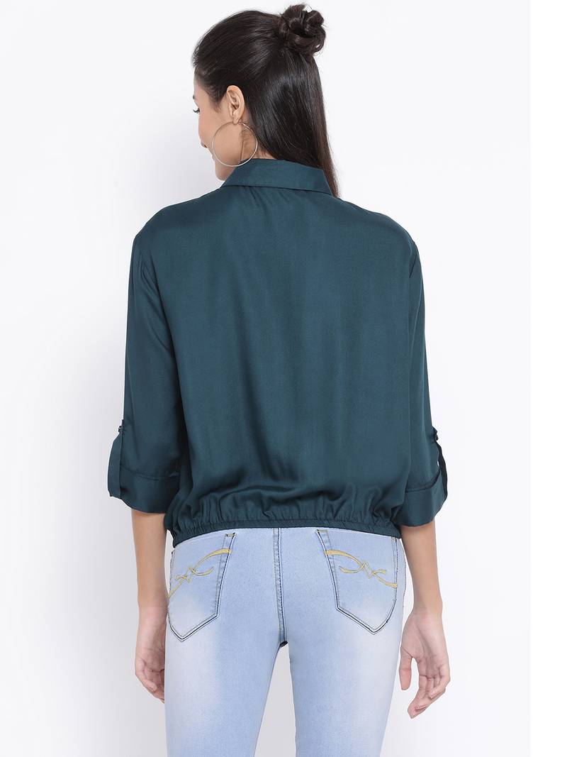 Teal Morocco Fiesta Women Shirt