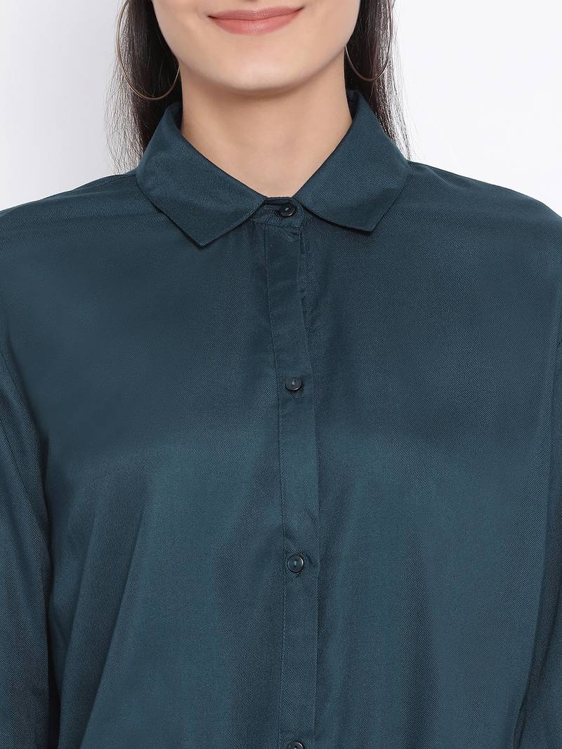 Teal Morocco Fiesta Women Shirt