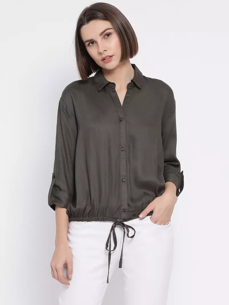 Olive Penchata Lusinka Women Shirt