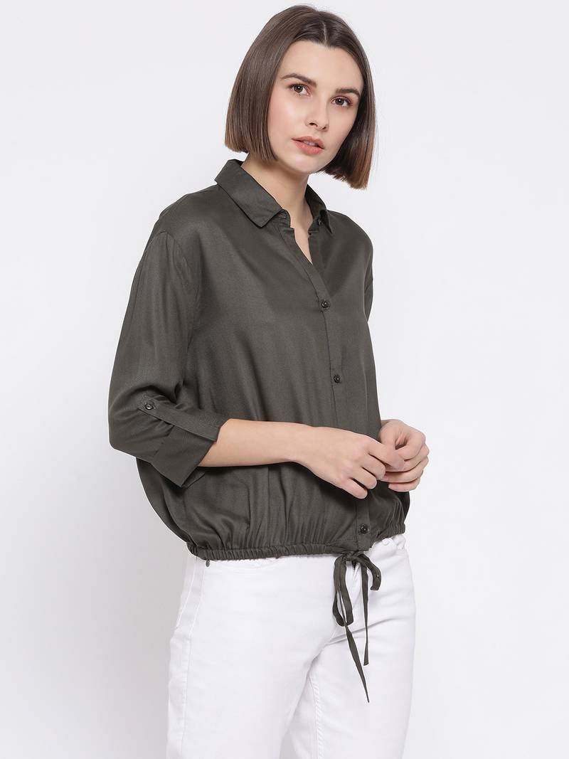 Olive Penchata Lusinka Women Shirt