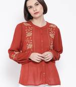 Rust Code Dashan Embro Women Shirt