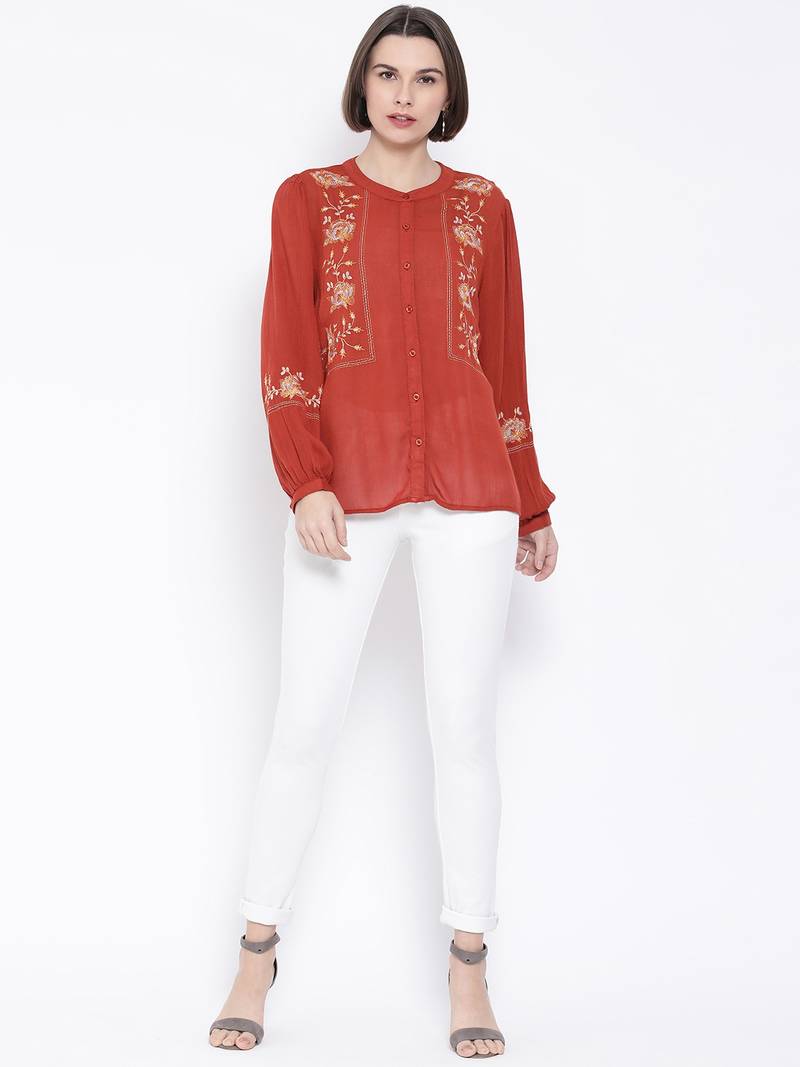 Rust Code Dashan Embro Women Shirt