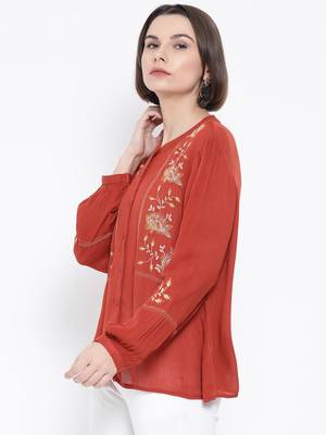 Rust Code Dashan Embro Women Shirt 3