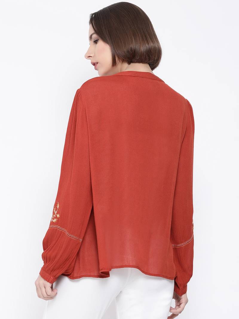 Rust Code Dashan Embro Women Shirt