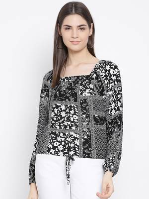 Floral Scarf Print Letty Women Top 1