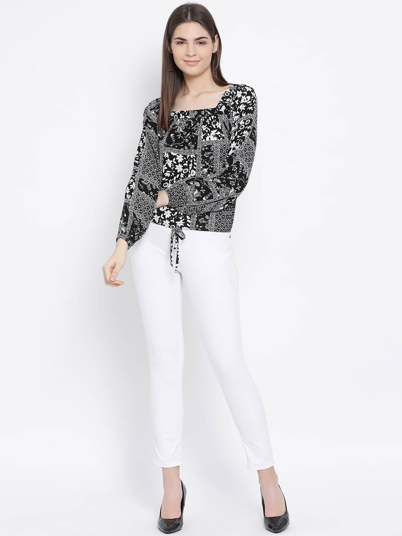 Floral Scarf Print Letty Women Top