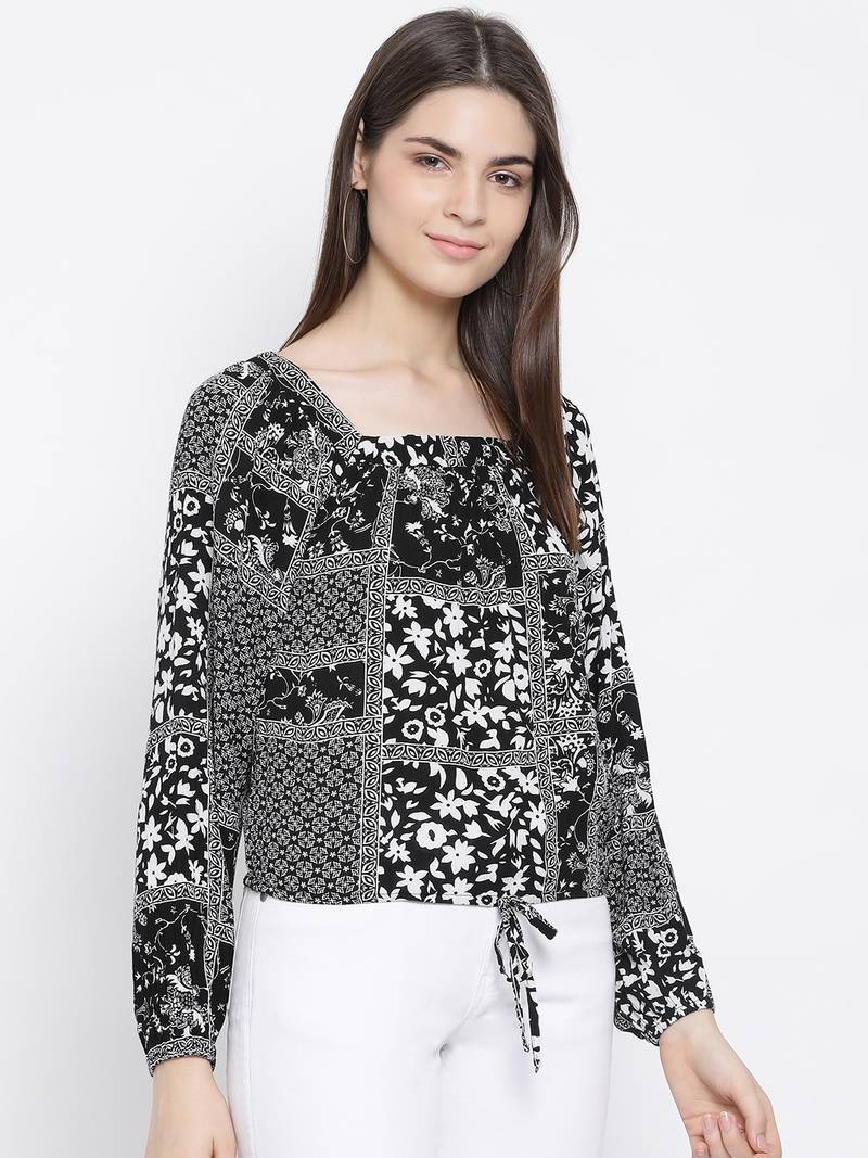 Floral Scarf Print Letty Women Top