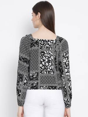Floral Scarf Print Letty Women Top 4